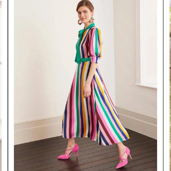 BODEN Mila Midi Dress (SIZE 6) - Picture 3 of 11